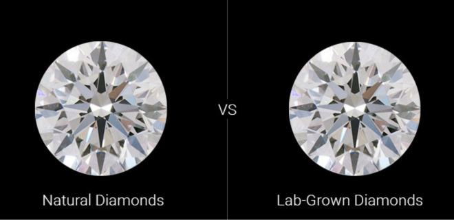 天然钻石和培育钻石对比